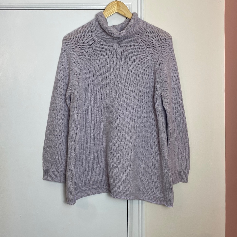 Eileen Fisher Raglan Turtleneck Pullover - Picture 6 of 11